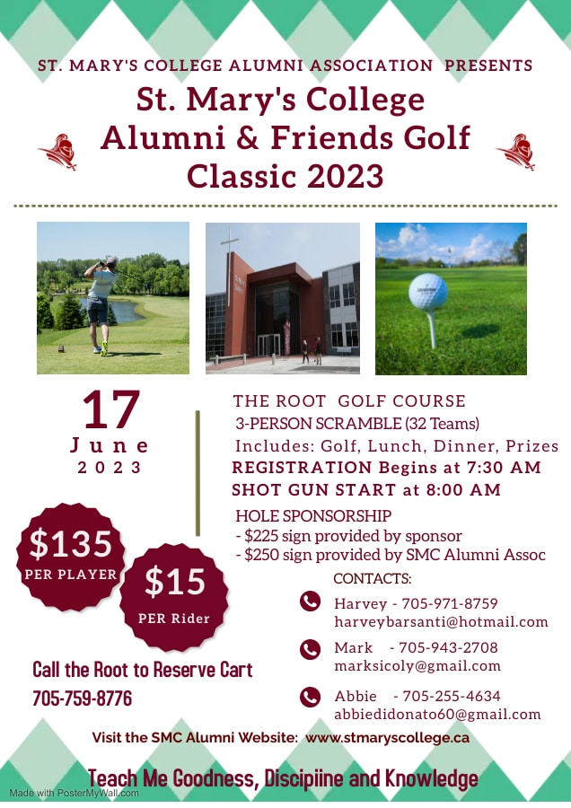 2023 SMC Alumni Golf Tournament Invitation Template - Made with PosterMyWall